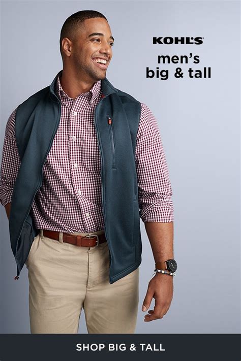 Kohl's big and tall - Product Guides and Size Charts. For product information and to view size charts, please click here. How can we assist you today? Chat us! Use the ASK US button on this page. Product Guides and Size Charts.